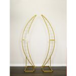 4 in 1 Wedding stand Wedding decoration Ceremony Wedding Arch decor Black colour metal arch Outdoor Wedding Arch | Portland Event Rentals